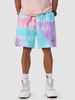 ZAFUL Short de Survêtement à Imprimé Teinté à Cordon L