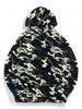 ZAFUL Sweat à Capuche Camouflage en Laine d