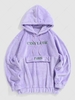 ZAFUL Sweat à Capuche Fourré Dessin C