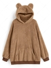 ZAFUL Sweat à Capuche Tunique Oreille D