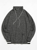ZAFUL Sweat-shirt Décontracté Rayé Teinté Xl Noir