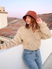 ZAFUL Sweat-shirt en Fausse Fourrure en Couleur Unie avec Poche en Avant Xl Kaki léger