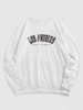 ZAFUL Sweat-shirt Essentiel Métallique à Lettre Los Angeles Vintage Xxl Blanc