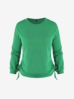 ZAFUL Sweat-shirt Plissé de Grande Taille Xl Vert profond