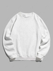 ZAFUL Sweat-shirt Pull-over Lettre en Jacquard L Blanc