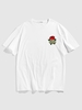 ZAFUL T-shirt à Imprimé Graphique Rose Lettre S Blanc