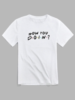 ZAFUL T-shirt Décontracté Motif Graphique avec Lettre 2xl Blanc