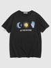 ZAFUL T-shirt Graphique à Imprimé Lune et Soleil Xxl Noir