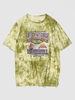 ZAFUL T-shirt Teinté Graphique à Imprimé Lettre Esthétique Y2K Xxl Jaune clair
