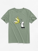 ZAFUL T-shirt de Base Banane Dessin Animé 2xl Vert clair