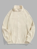 ZAFUL Veste à Ourlet Polaire à Cordon Xl Café lumière