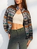 ZAFUL Veste en Tricot S Multi a