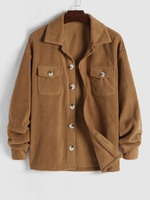 ZAFUL Veste Polaire Design Poche Frontale S Café