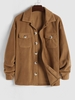 ZAFUL Veste Polaire Design Poche Frontale Xl Café