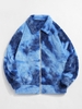 ZAFUL Veste Teintée Fourrée Zippée Xl Bleu