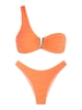 ZAFUL ZAFUL Maillot de Bain Bikini Texturé en Nid d