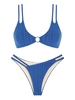 ZAFUL ZAFUL Maillot de Bain Bikini Texturé Nid D