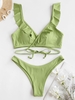 ZAFUL Bikini Dynamique S Vert pois
