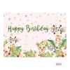  3263 7 * 5ft joyeux anniversaire dessin animé toile de fond bébé douche enfant anniversaire photographie fond