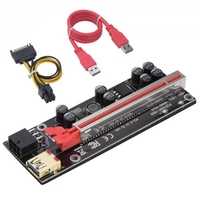 009SPLUS PCI-E Riser Card 1X-16X Câble d