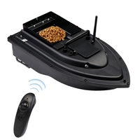 0.75kg chargement 500M télécommande RC pêche appât bateau détecteur de poisson Double moteur veilleuse (batterie 12000mah)