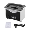0.8L petite Machine de nettoyage à ultrasons Portable 40KHz petit ménage synchronisation en acier inoxydable Machine de nettoyage lunettes accolades prothèses dentaires bijoux outil de nettoyage