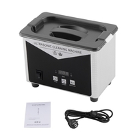 0.8L petite Machine de nettoyage à ultrasons Portable 40KHz petit ménage synchronisation en acier inoxydable Machine de nettoyage lunettes accolades prothèses dentaires bijoux outil de nettoyage