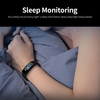 0, 96 pouces à écran tactile Bracelet intelligent Montre de sport Support étanche Suivi de mouvement Moniteur de fréquence cardiaque Informations Push Noir