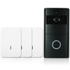 1 * 720P WiFi visiophone intercom porte + 3 * sans fil sonnette carillon