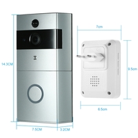1 * 720P WiFi visiophone intercom porte + 3 * sans fil sonnette carillon