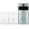 1 * 720P WiFi visiophone intercom porte + 3 * sans fil sonnette carillon