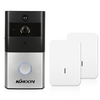 1 * KKmoon 720 P WiFi Intercom visuel Porte Téléphone + 2 * Carillon Sans Fil Sonnette
