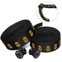 1 paire de bandes de guidon de vélo Bande de guidon de vélo de route souple Ceinture de guidon de vélo respirante antidérapante EVA PU Bande de guidon Cornes de vélo Ceinture de vélo Antidérapant Antichoc Wrap Équipement d