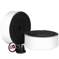 1 paire de bandes de guidon de vélo bande de guidon de vélo de route souple respirant antidérapant ceinture de guidon de vélo EVA PU bande de barre de vélo cornes ceinture