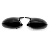 1 paire de capuchons de couvercle de rétroviseur latéral de Style M3 noir brillant pour BMW E90 E91 E92 E93