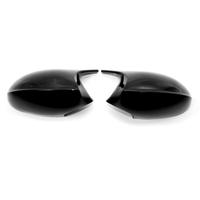 1 paire de capuchons de couvercle de rétroviseur latéral de Style M3 noir brillant pour BMW E90 E91 E92 E93