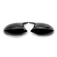 1 paire de capuchons de couvercle de rétroviseur latéral en Fiber de carbone M3 Style pour BMW E90 E91 E92 E93