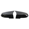 1 paire de capuchons de protection de rétroviseur noir brillant pour BMW F20 F21 F30 F32 F36 X1 M3