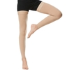 1 paire de chaussettes de compression haute cuisse hommes femmes 20-30mmHg bas de compression manches de Compression pour gonflement de la veine variqueuse
