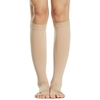1 paire de chaussettes de Compression hommes femmes 20-30mmHg bas de Compression à bout ouvert manches de Compression pour gonflement de la veine variqueuse