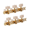 1 paire de chevilles de réglage de guitare en or chevilles de réglage de corde de guitare classique tuners têtes de machine