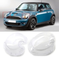 1 paire de couvercle de phare lentille claire gauche et droite 1305630537 63127270023 remplacement pour Mini R56 Cooper hayon 2009-2013