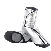 1 paire de couvre-chaussures de cyclisme coupe-vent imperméables,  couvre-chaussures de vélo de route d