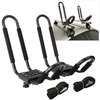 1 paire de galerie de toit de kayak Kayak canoë bateau planche de surf support de montage sur le toit pour barres transversales de camion SUV de voiture