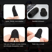 1 paire de gants de jeu anti-statiques anti-transpiration pour tablette de téléphone portable