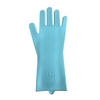 1 paire de gants de vaisselle en caoutchouc de silicone Magic