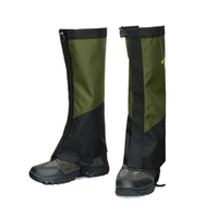 1 paire de guêtres hautes imperméables et résistantes à la déchirure pour bottes de pluie et de neige - Respirant Réglable Portable Léger pour la randonnée Sac à dos Désert Camping Escalade Cyclisme