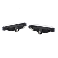 1 paire de LED pleine bande côté feu de position phare avant garde-boue clignotant ensemble de remplacement de la paire de rechange pour BMW E46 blanc