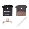 1 paire de plaquettes de frein de vélo et plaquettes de frein à disque à ressort vtt vélo étrier hydraulique Dissipation thermique remplacement pour Shimano VTT