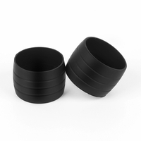 1 paire de prise en Silicone guidon de vélo de route guidon de vélo fin de guidon bande anneaux fixes protections manchon accessoires de cyclisme